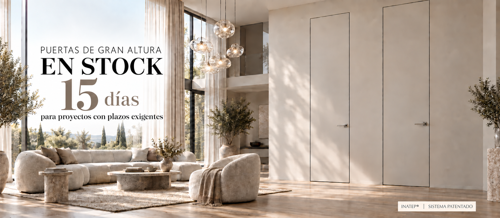 Promoción actual de puertas en stock